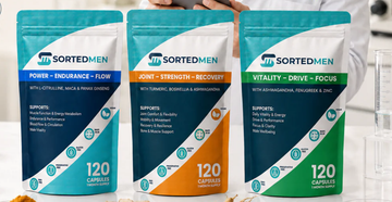 SortedMen men’s health supplements Power Joint and Vitality UK